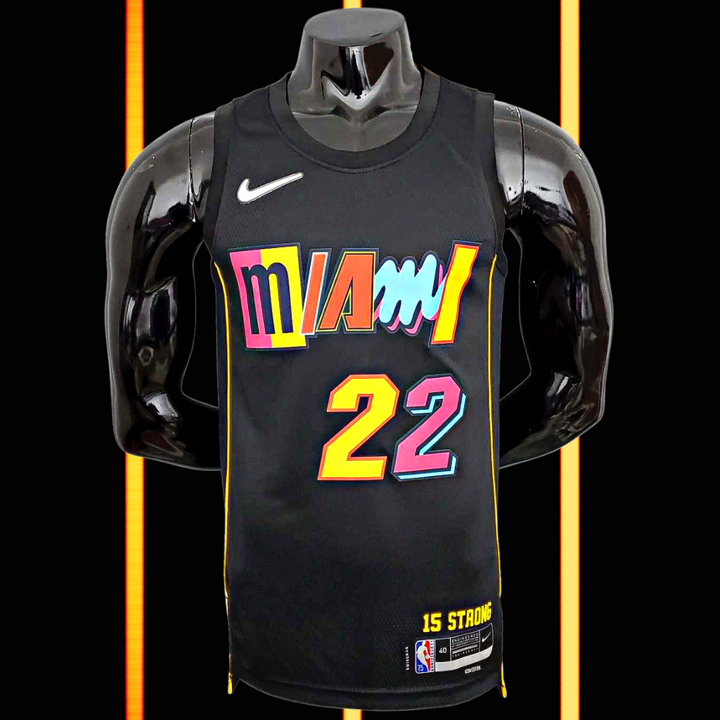 Miami Heat 2022 Swingman Jersey Black Icon Edition