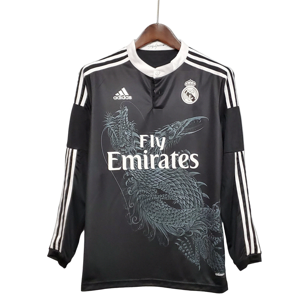 2014-2015 Real Madrid  Third Away Long Sleeve Dragon