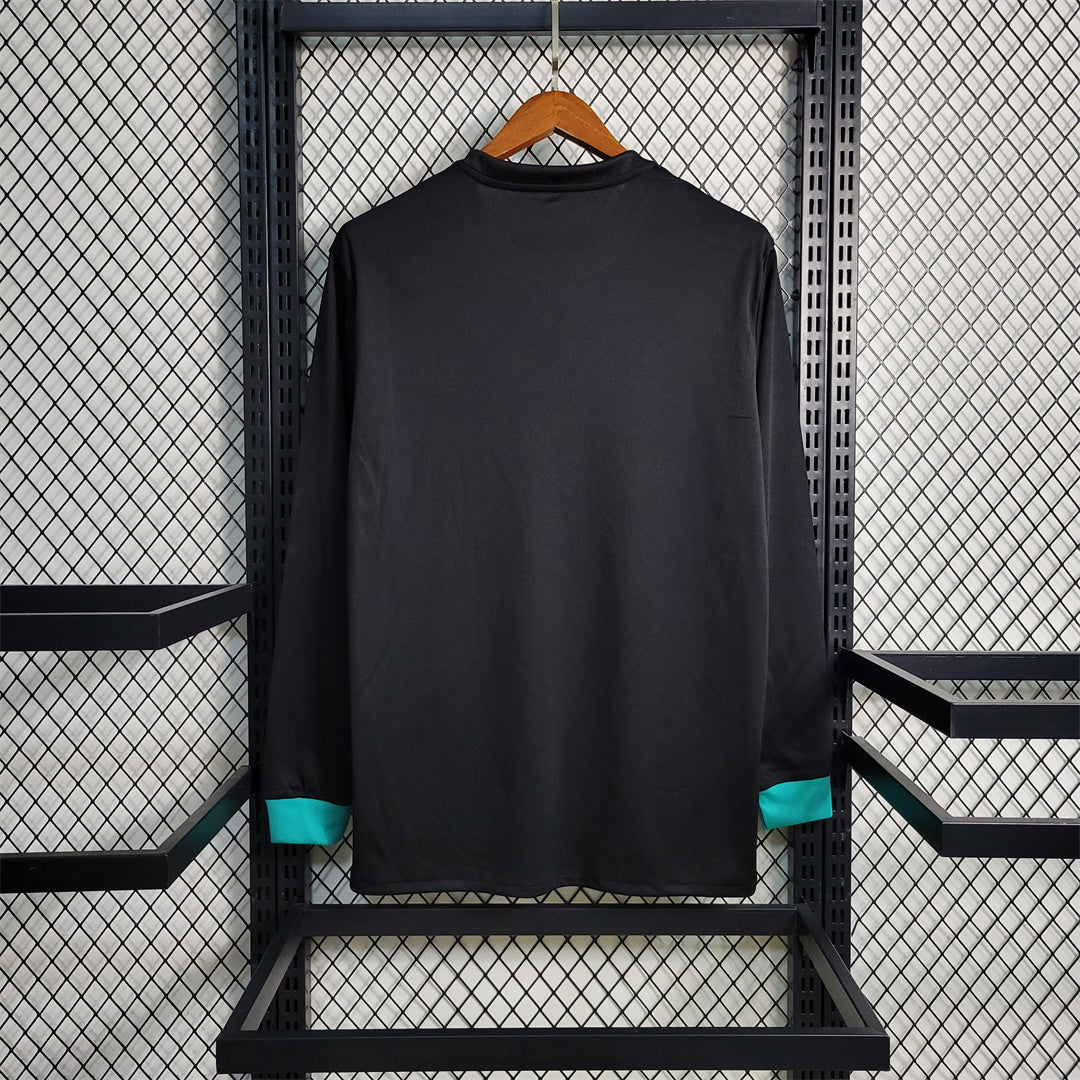 2017/2018 Real Madrid away long sleeve retro jersey