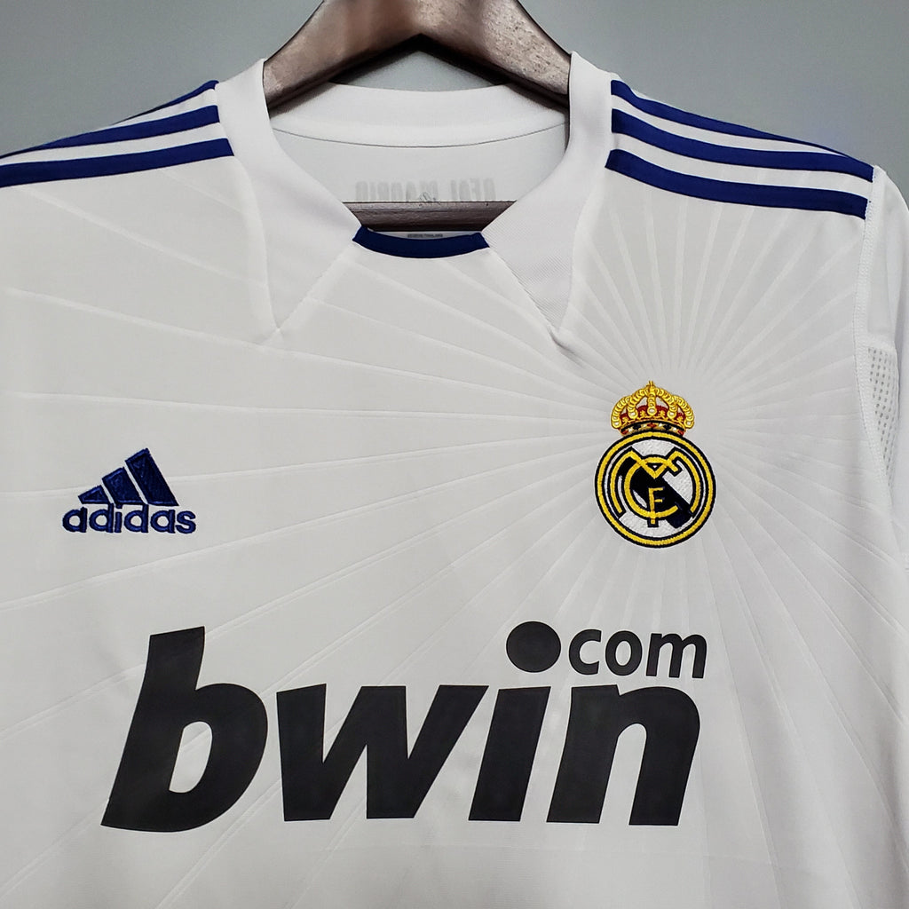2010/2011 Real Madrid home retro long sleeve jersey