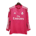2014/2015 Real Madrid pink long sleeve retro jersey