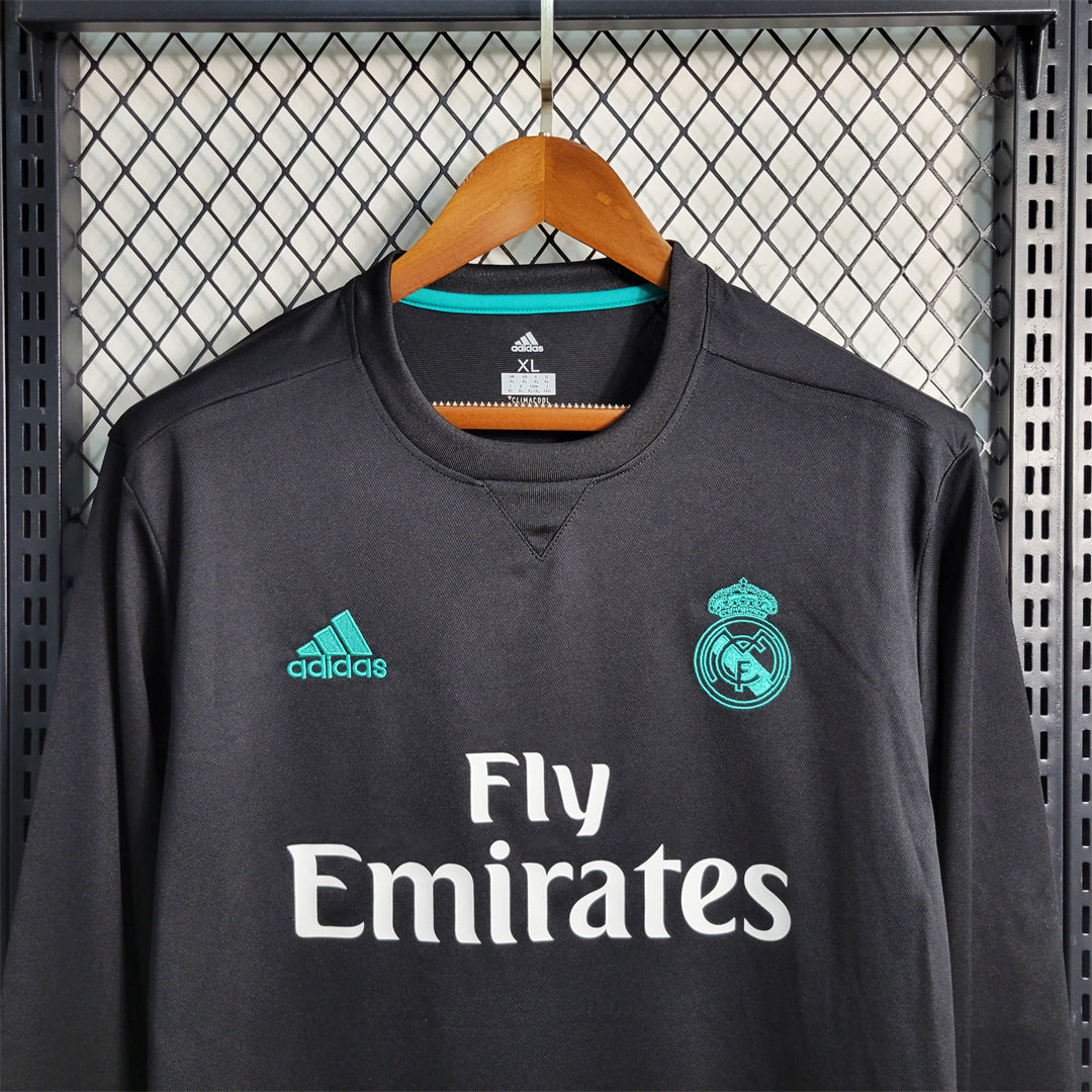2017/2018 Real Madrid away long sleeve retro jersey