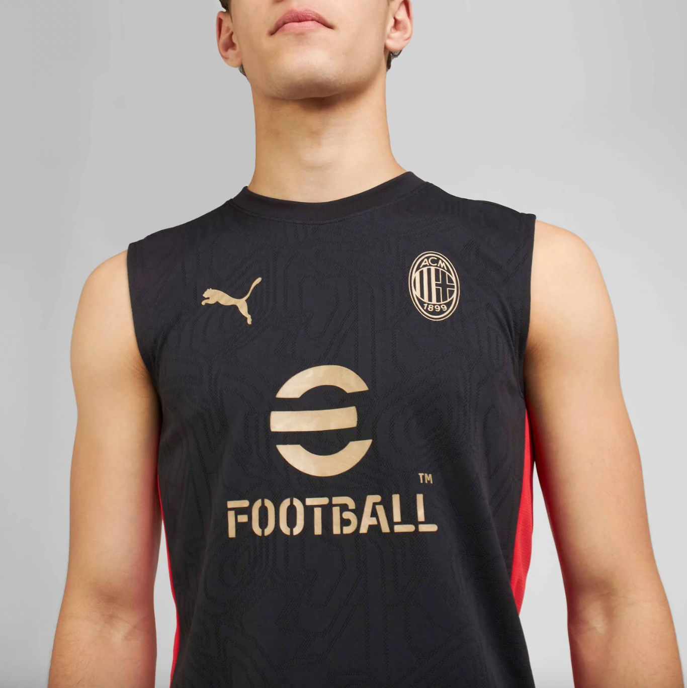 AC Milan Sleeveless Training set 2025