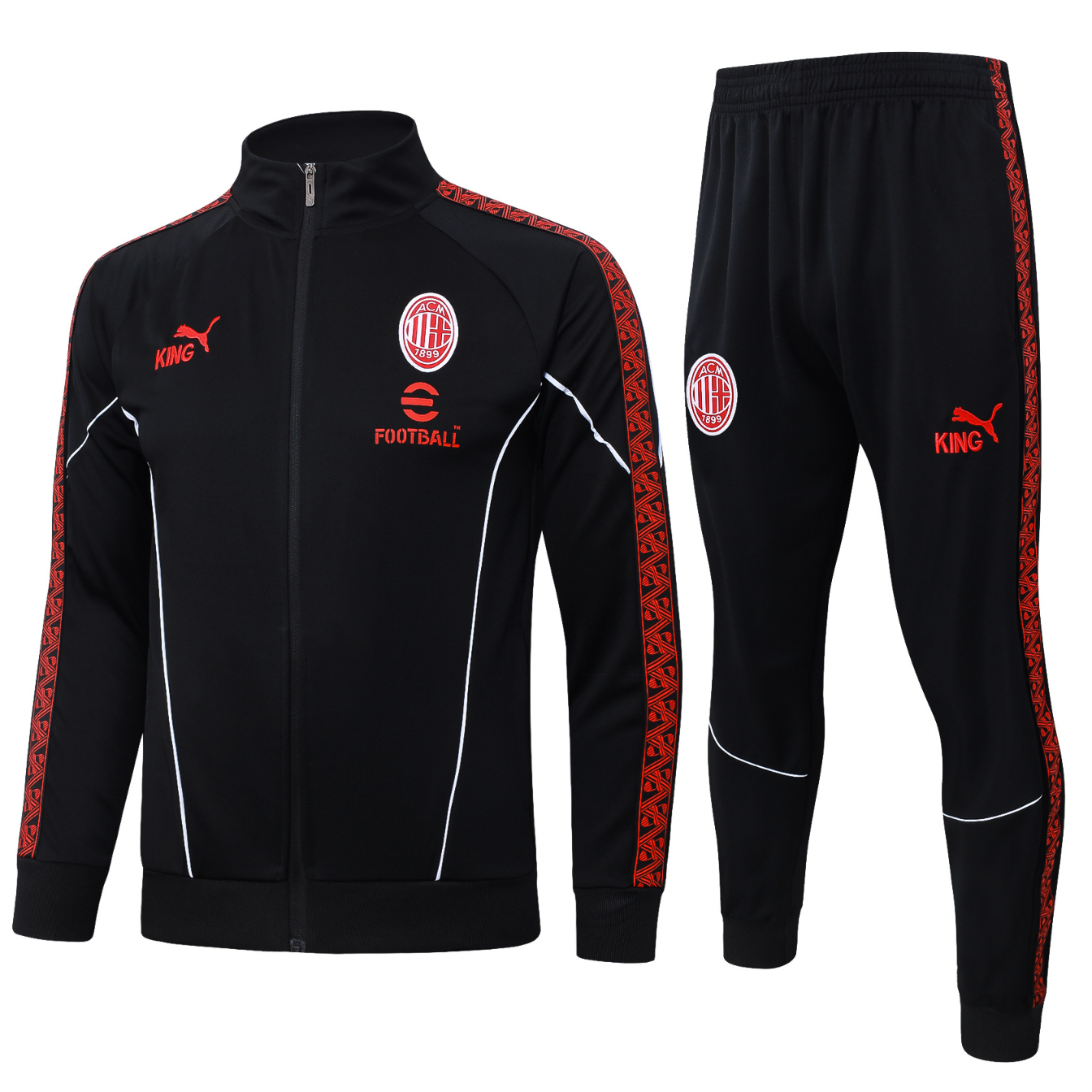 AC Milan 2026 King Tracksuit (Black)