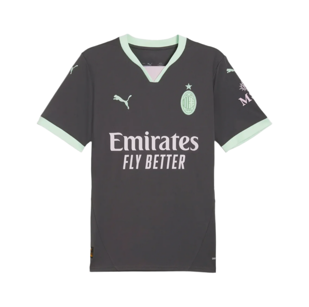 Ac Milan Third  Kit 24/25 Grey and green