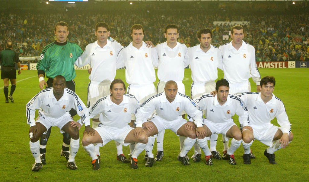 2001/2002 Real Madrid home long sleeve retro jersey