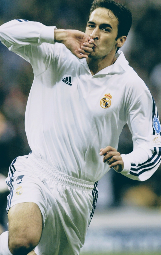 2001/2002 Real Madrid home long sleeve retro jersey