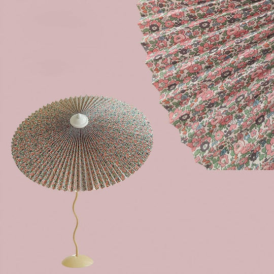 LuxePleat - Elegant Table Lamp with a Textured Pleated Shade