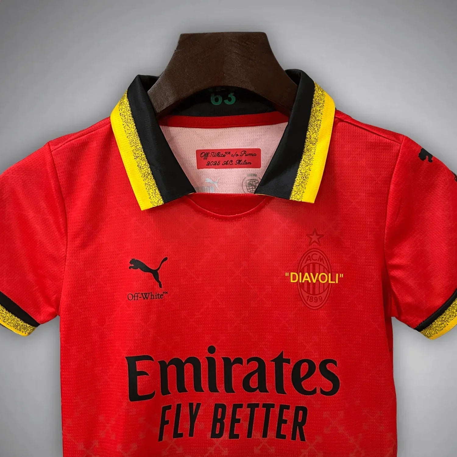 AC Milan Off-White Red Kids Jersey 2025/2026
