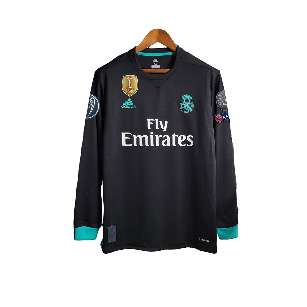 2017/2018 Real Madrid away long sleeve retro jersey
