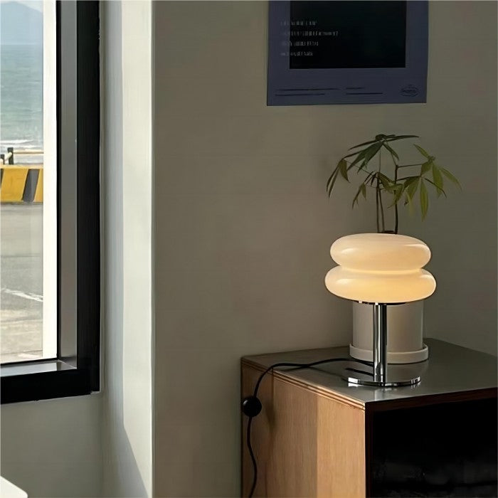 Bauhaus Glass Table Lamp Modern Minimalist Design