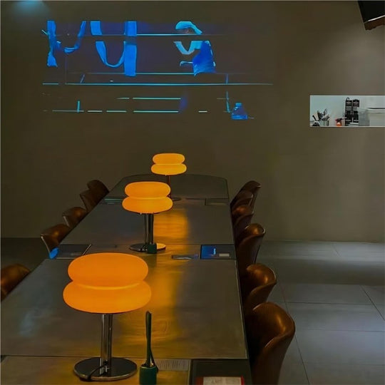 Bauhaus Glass Table Lamp Modern Minimalist Design