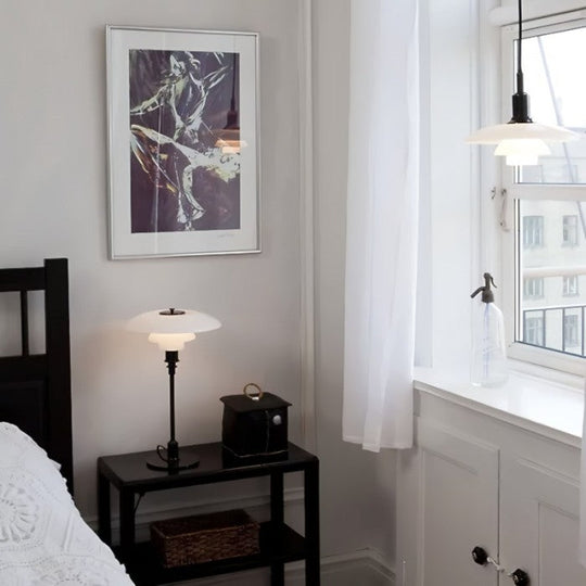 Stainless Steel Multilayer Glass Table Lamp Modern Design