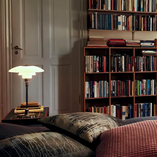 Stainless Steel Multilayer Glass Table Lamp Modern Design