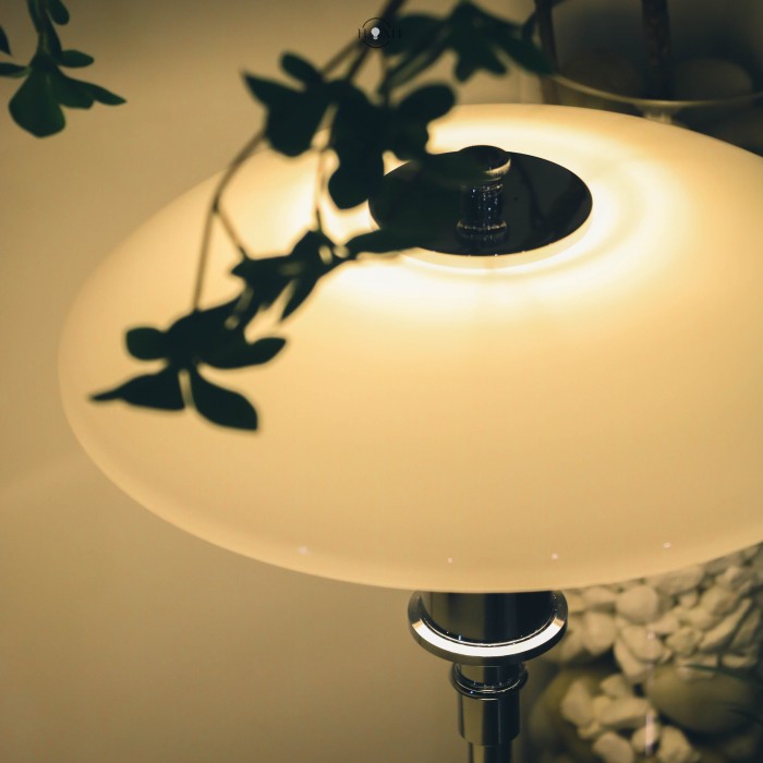 Stainless Steel Multilayer Glass Table Lamp Modern Design