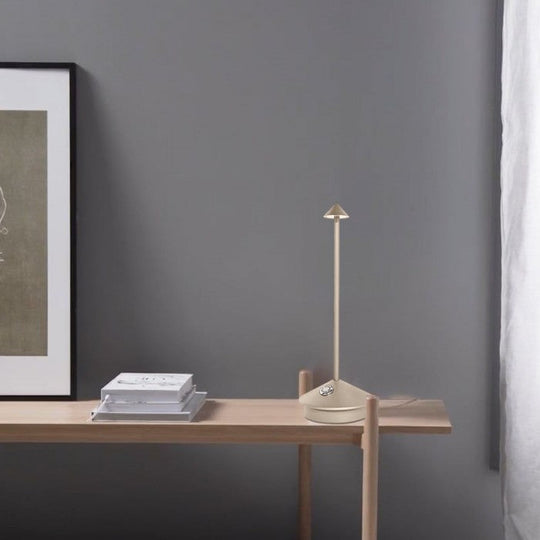 Modern Cordless LED Table Lamp Rechargeable Touch Dimmable