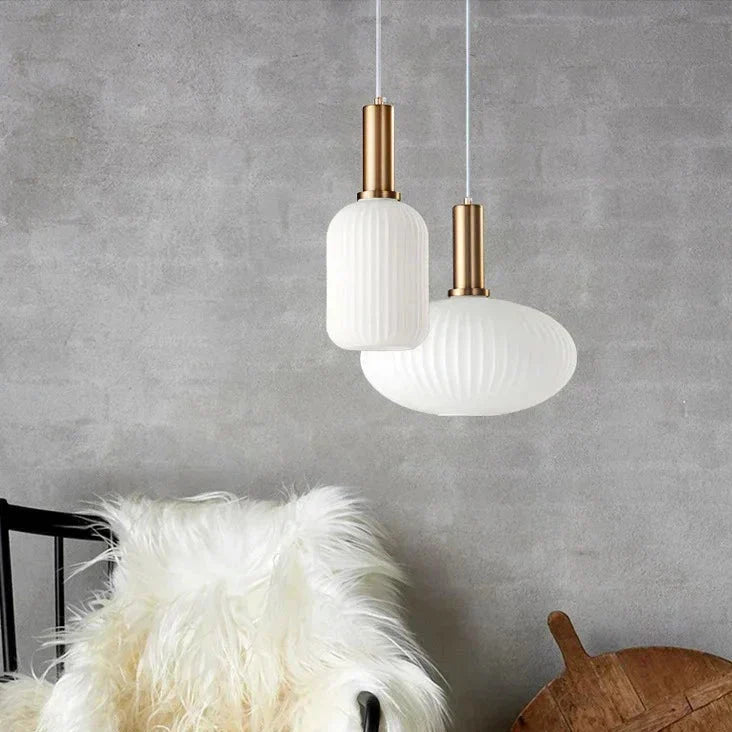 LuxePrism – Sleek Glass Pendant Light with a Touch of Luxury