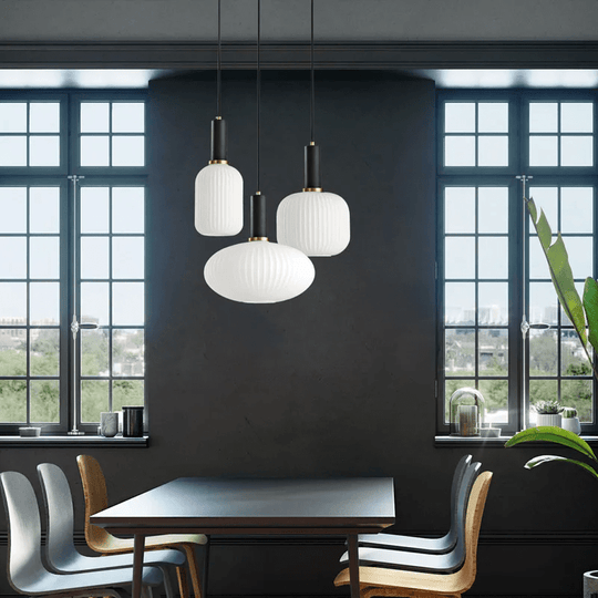 LuxePrism – Sleek Glass Pendant Light with a Touch of Luxury